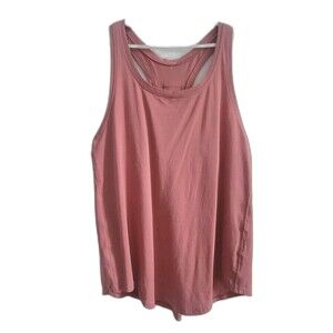 Lululemon Womens Love Tank Pleated Racerback Top Spiced Chai Small